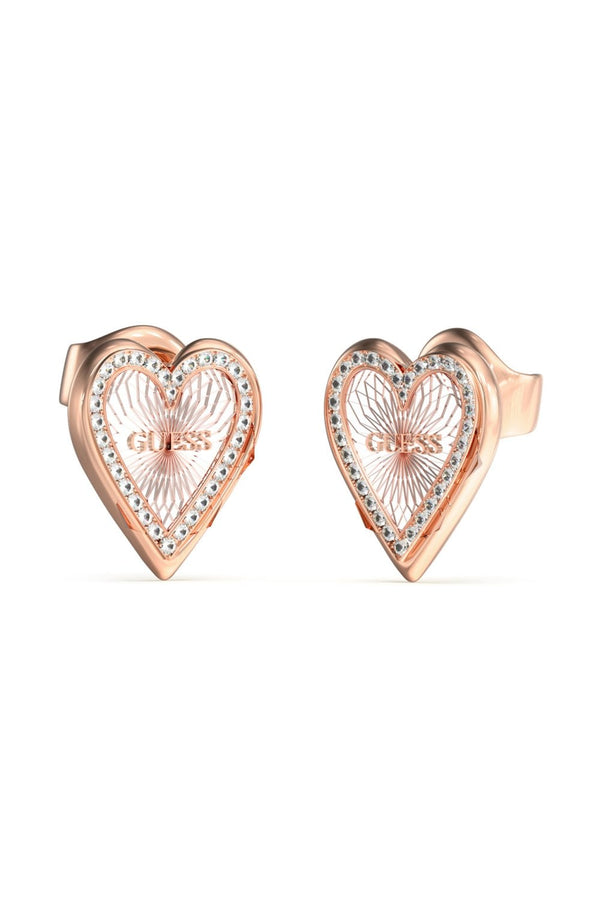 Guess Ladies Love Me Tender Earrings UBE03237RHRG