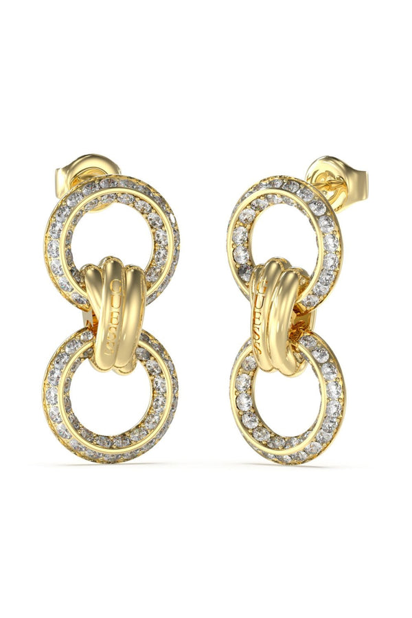 Guess Ladies Knot You Earrings UBE04061YG