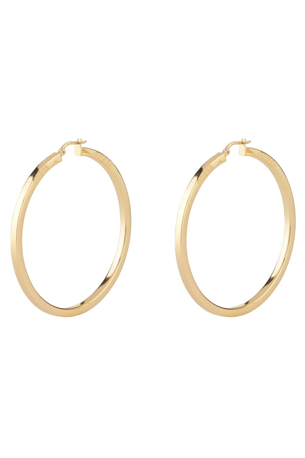 Guess Ladies Hoops I Did It Again Earrings UBE04198YG