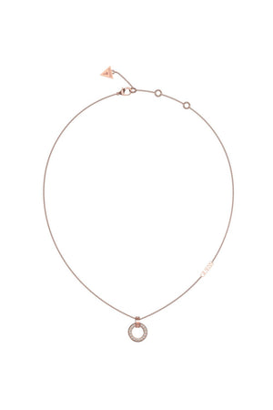 Guess Ladies Circle Lights Necklace UBN03159RG