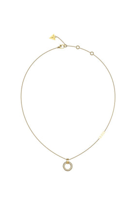 Guess Ladies Circle Lights Necklace UBN03159YG
