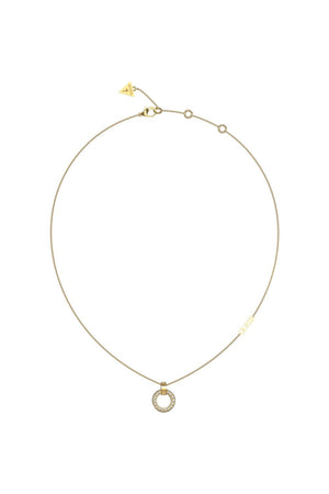 Guess Ladies Circle Lights Necklace UBN03159YG