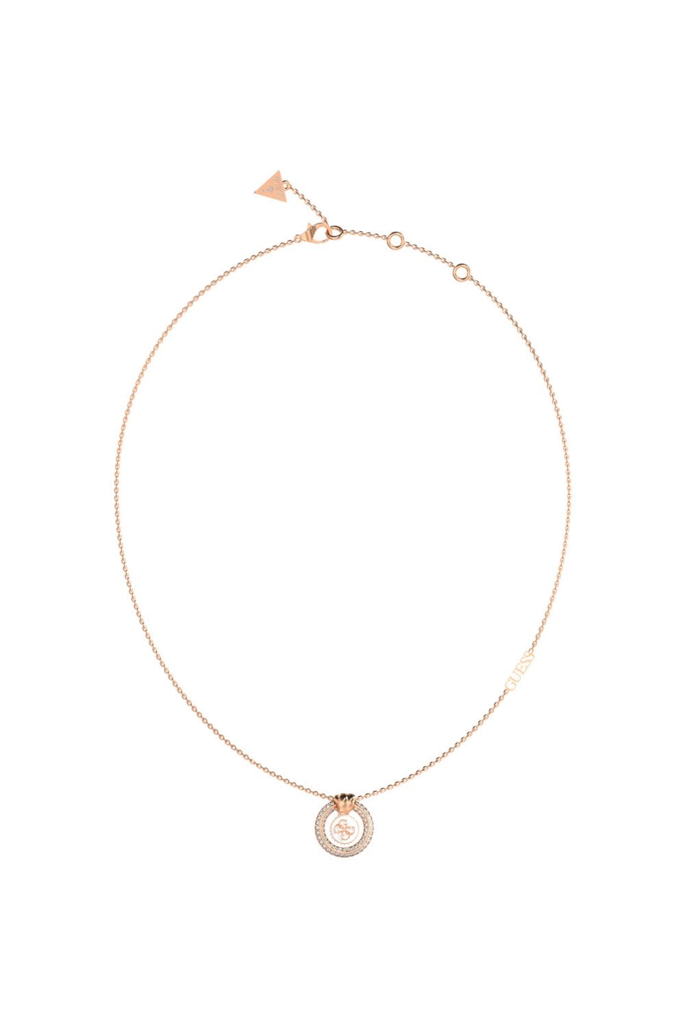 Guess Ladies Knot You Necklace UBN04052RGWH