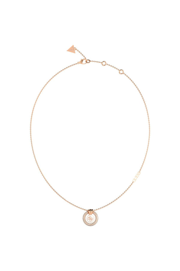 Guess Ladies Knot You Necklace UBN04052RGWH