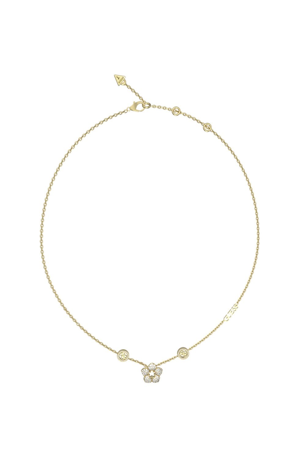 Guess Ladies Shining Winter Necklace UBN04470YG