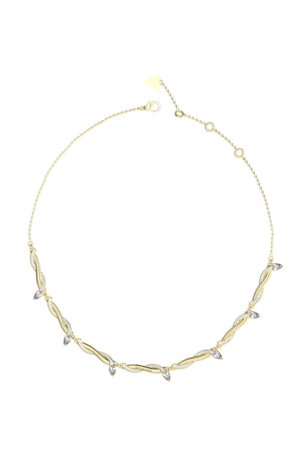Guess Ladies Twist Necklace UBN05061YG