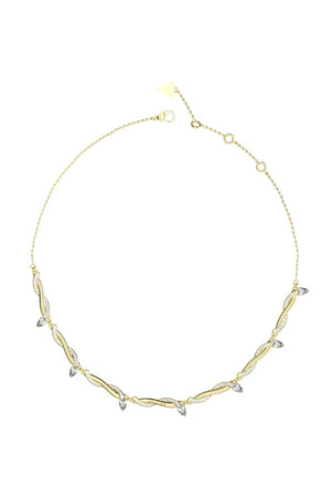 Guess Ladies Twist Necklace UBN05061YG