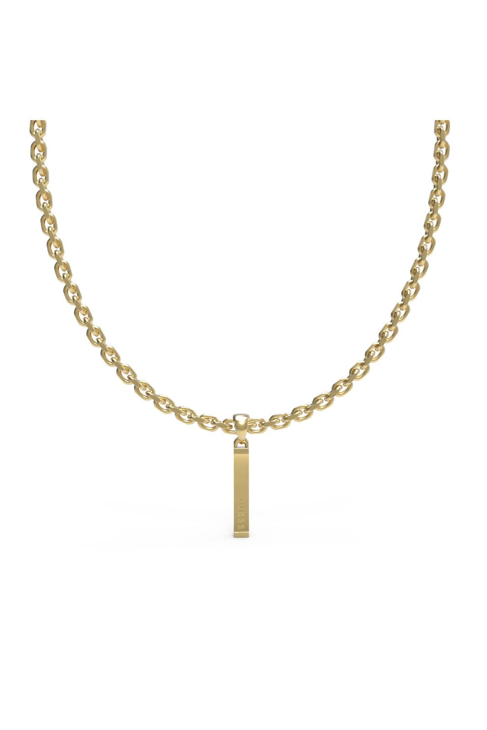 Guess Gents X Plate Necklace UXN03001YG