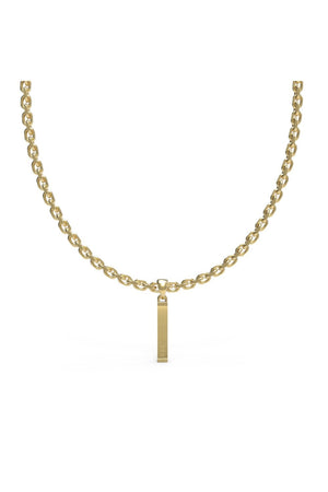 Guess Gents X Plate Necklace UXN03001YG