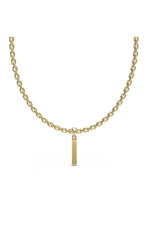 Guess Gents X Plate Necklace UXN03001YG