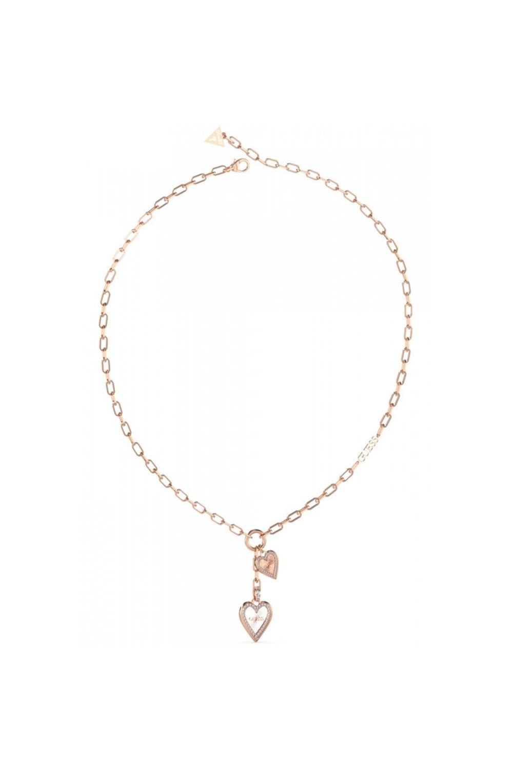 Guess Ladies Love Me Tender Necklace UBN03234RHRG