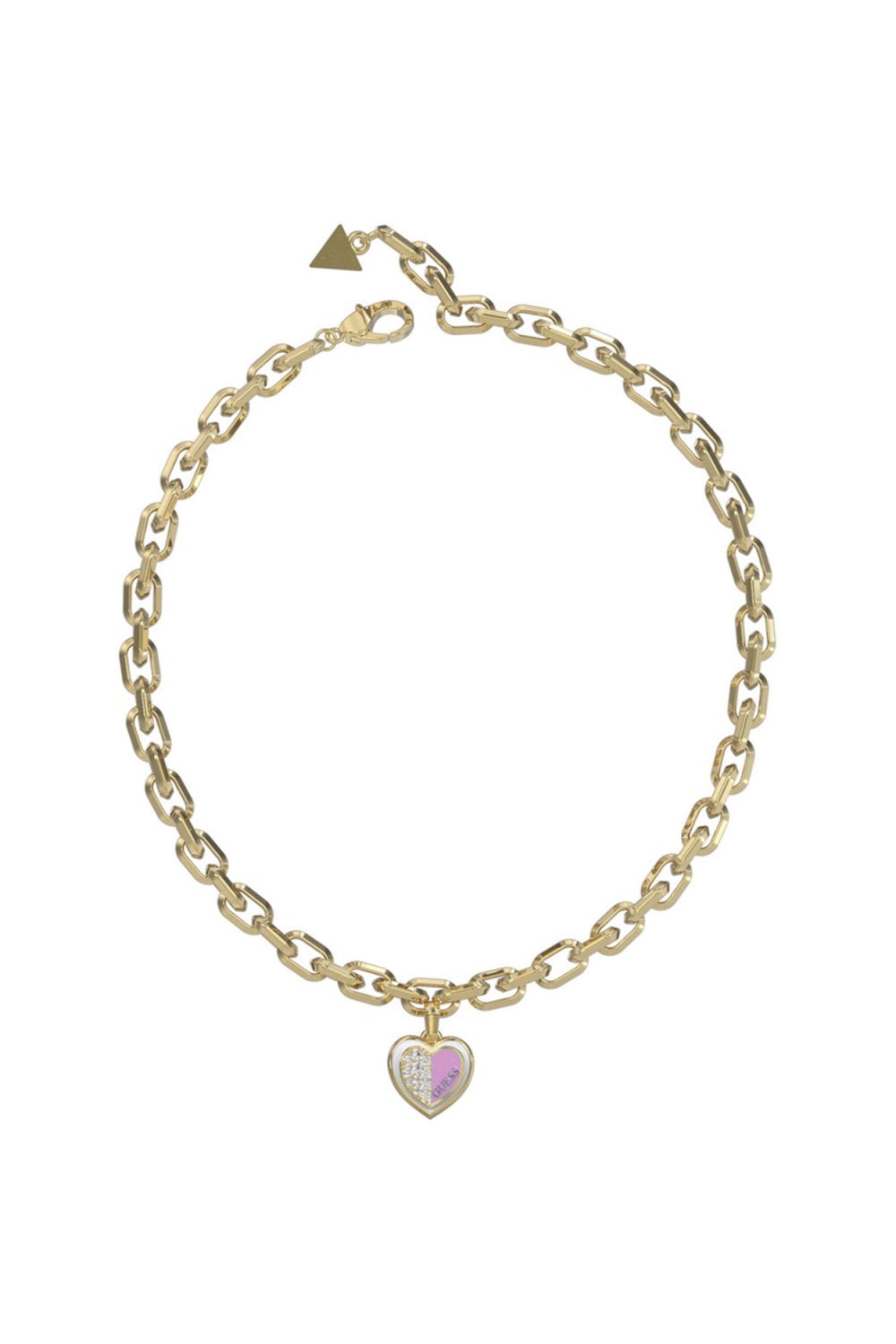 Guess Ladies Lovely Guess Necklace UBN03033YG