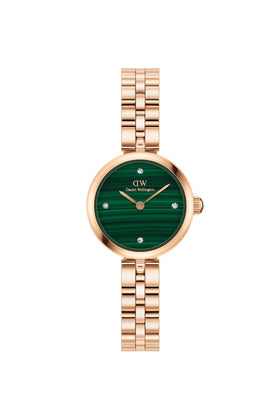 Daniel Wellington Ladies Elan Lumine Malachite Rose Gold 22mm Dress Watch DW00100721