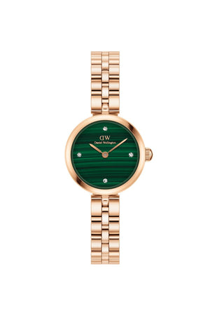 Daniel Wellington Ladies Elan Lumine Malachite Rose Gold 22mm Dress Watch DW00100721