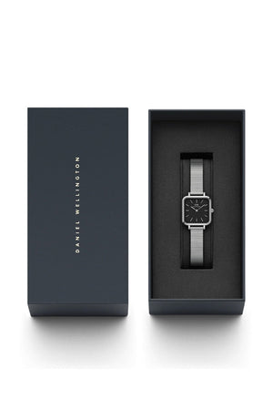 Daniel Wellington Ladies Quadro Studio Silver 22mm Dress Watch DW00100522