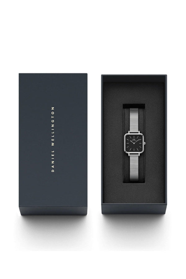 Daniel Wellington Ladies Quadro Studio Silver 22mm Dress Watch DW00100522