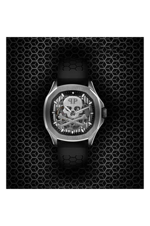 Philipp Plein Gents $KELETON $PECTRE High‑Conic Automatic 42mm Dress Watch PWRAA0123