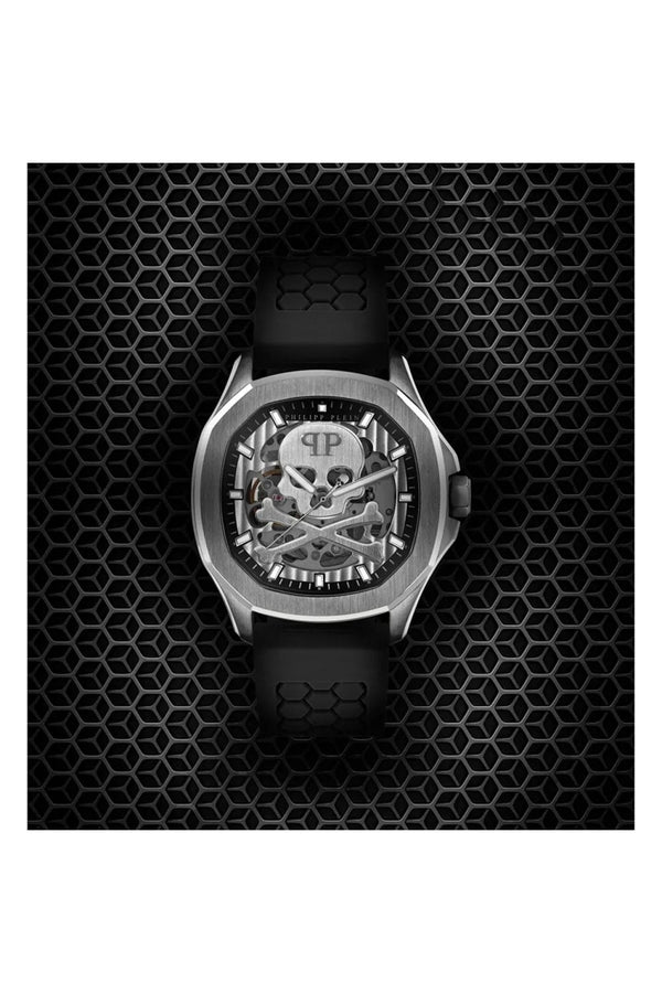 Philipp Plein Gents $KELETON $PECTRE High‑Conic Automatic 42mm Dress Watch PWRAA0123