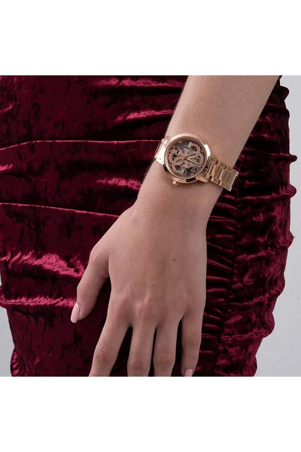 Guess Ladies Quattro Clear 36mm Dress Watch GW0300L3