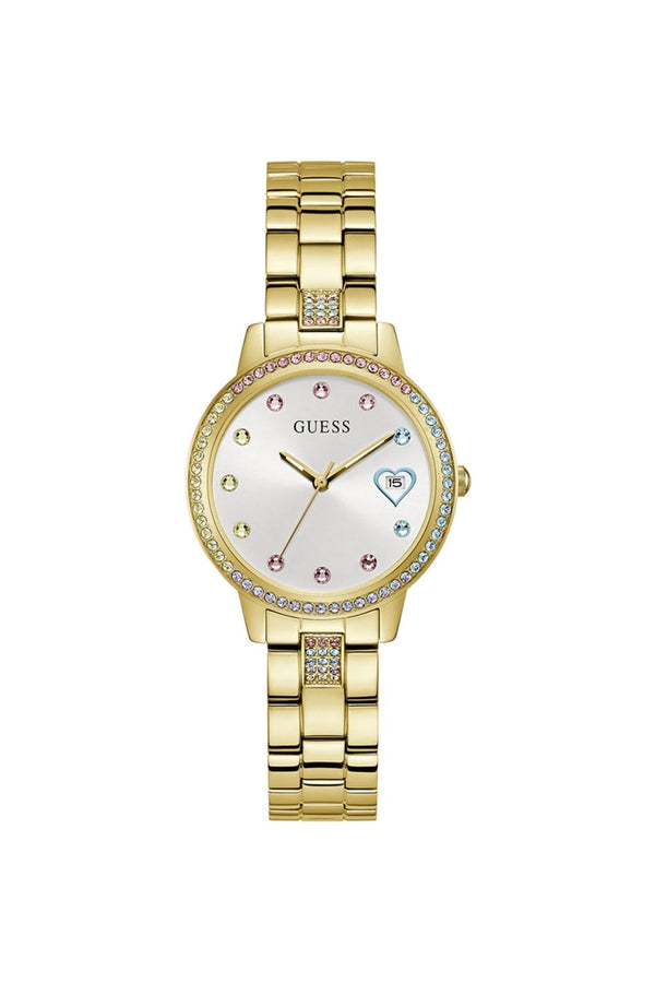Guess Ladies Three Of Hearts 34mm Dress Watch GW0657L2