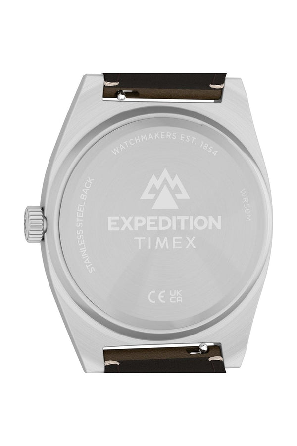 Timex Expedition Capstone 39mm Eco-Friendly Leather Strap Watch TW2Y30600