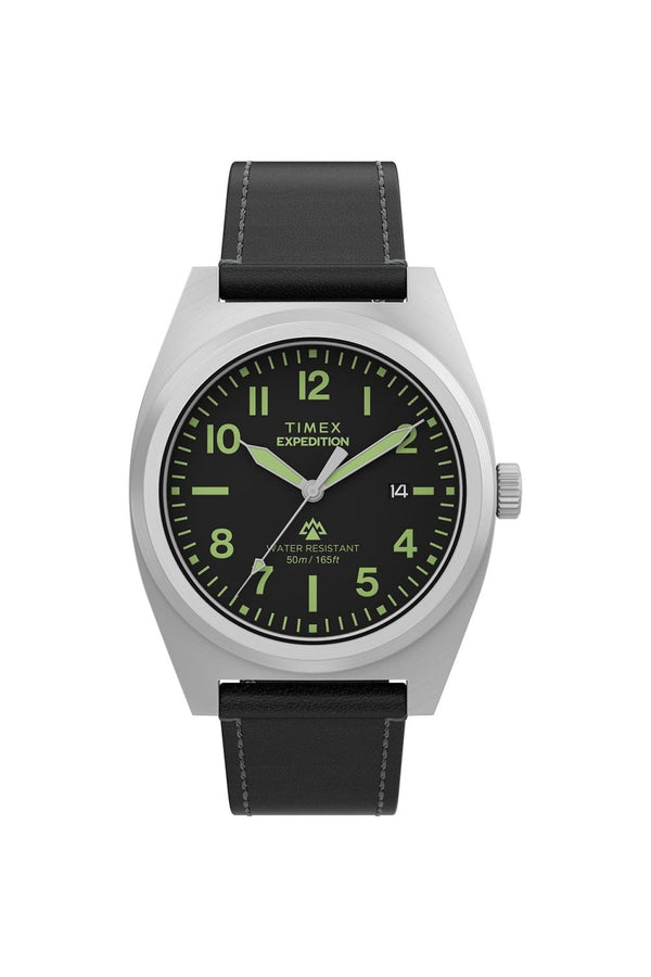 Timex Expedition Capstone 39mm Eco-Friendly Leather Strap Watch TW2Y30700