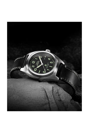 Timex Expedition Capstone 39mm Eco-Friendly Leather Strap Watch TW2Y30700