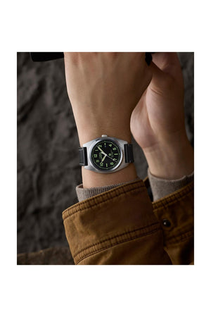 Timex Expedition Capstone 39mm Eco-Friendly Leather Strap Watch TW2Y30700