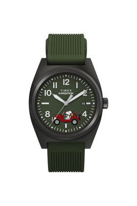 Timex Peanuts x Expedition Snoopy Road Trip 39mm Silicone Strap Watch
 TW2Y52500
