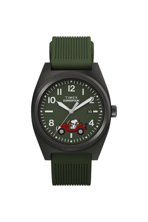 Timex Peanuts x Expedition Snoopy Road Trip 39mm Silicone Strap Watch
 TW2Y52500