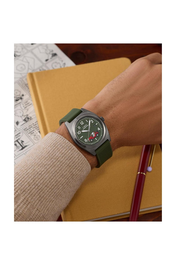Timex Peanuts x Expedition Snoopy Road Trip 39mm Silicone Strap Watch
 TW2Y52500