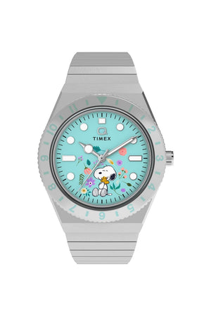 Timex Peanuts x Q 36mm Stainless Steel Expansion Band Watch TW2Y52700