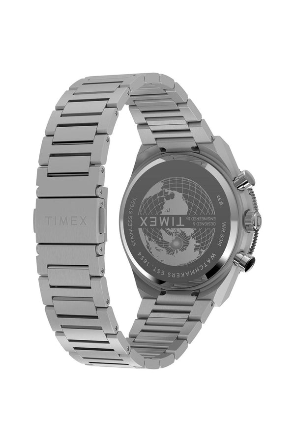 Timex Q Continental Chronograph 40mm Stainless Steel Bracelet Watch TW2Y55800