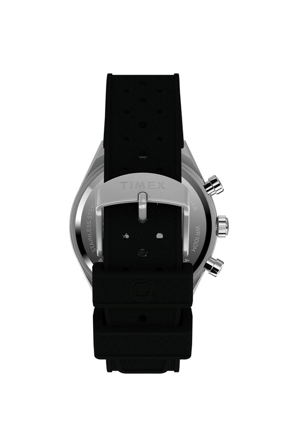 Timex Q Continental Chronograph 40mm Synthetic Rubber Strap Watch TW2Y56100