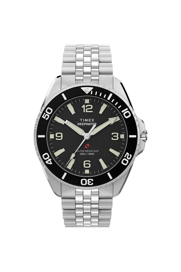 Timex Deepwater Arctic 40mm Stainless Steel Bracelet Watch TW2Y64500