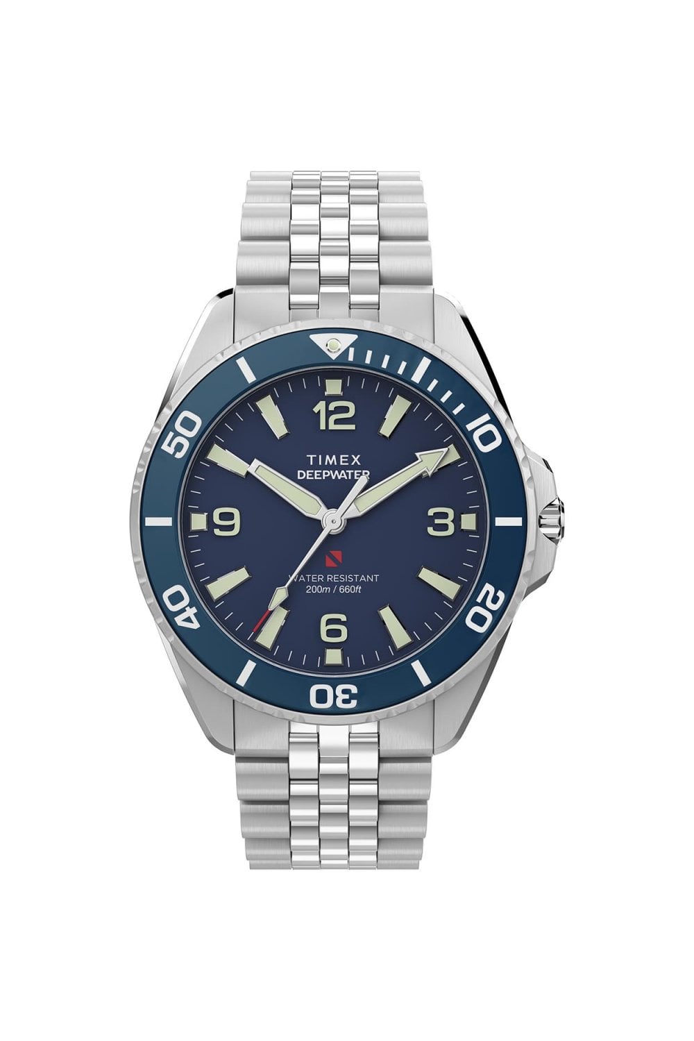 Timex Deepwater Arctic 40mm Stainless Steel Bracelet Watch TW2Y64600