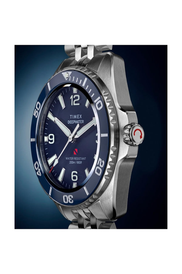 Timex Deepwater Arctic 40mm Stainless Steel Bracelet Watch TW2Y64600
