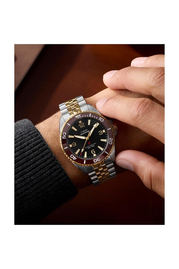 Timex Deepwater Arctic 40mm Stainless Steel Bracelet Watch TW2Y64700
