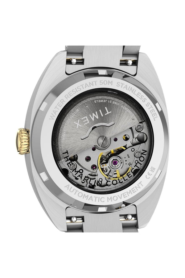 Timex Marlin Draper Automatic 37mm Stainless Steel Bracelet Watch TW2Y65100