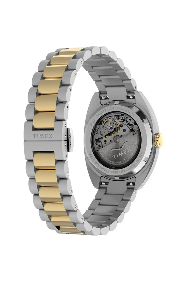Timex Marlin Draper Automatic 37mm Stainless Steel Bracelet Watch TW2Y65100