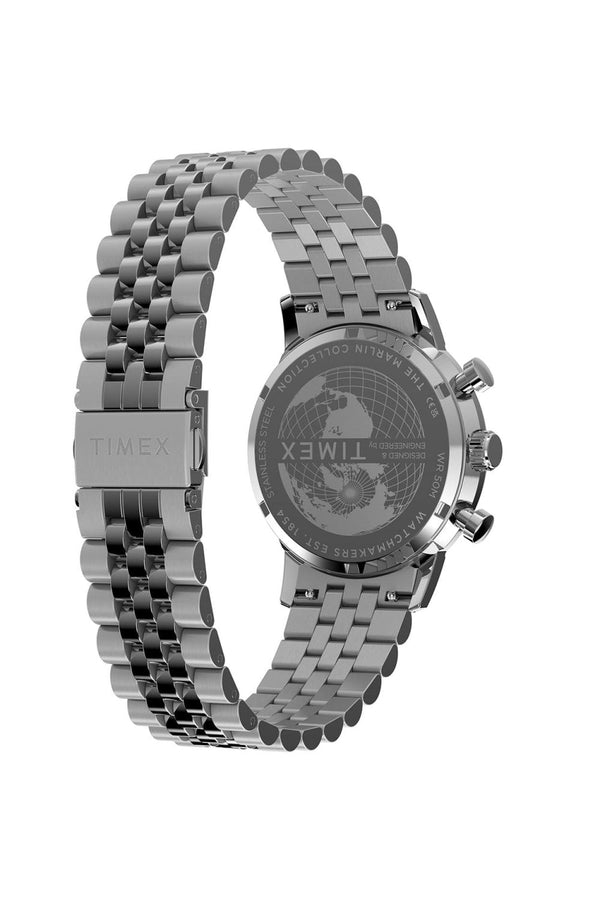 Timex Marlin Chronograph Tachymeter 40mm Stainless Steel Bracelet Watch TW2Y66500