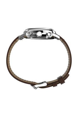 Timex Marlin Chronograph Tachymeter 40mm Leather Strap Watch TW2Y66600