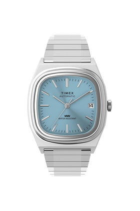 Timex Automatic 1983 E Line 34mm Stainless Steel Expansion Band Watch TW2Y66700