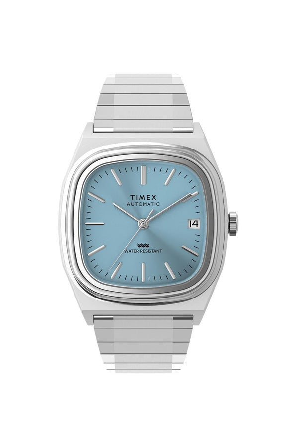 Timex Automatic 1983 E Line 34mm Stainless Steel Expansion Band Watch TW2Y66700