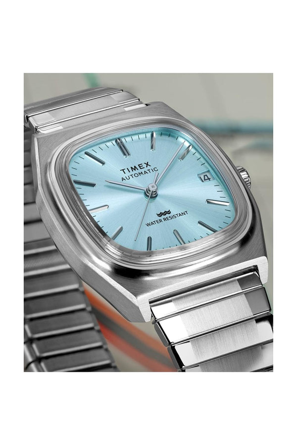 Timex Automatic 1983 E Line 34mm Stainless Steel Expansion Band Watch TW2Y66700