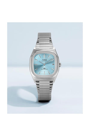 Timex Automatic 1983 E Line 34mm Stainless Steel Expansion Band Watch TW2Y66700