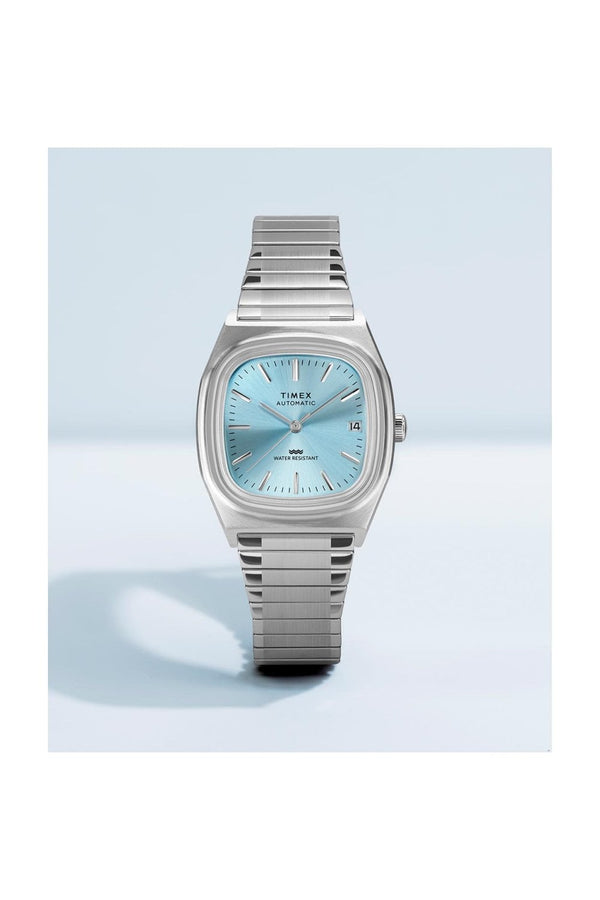 Timex Automatic 1983 E Line 34mm Stainless Steel Expansion Band Watch TW2Y66700