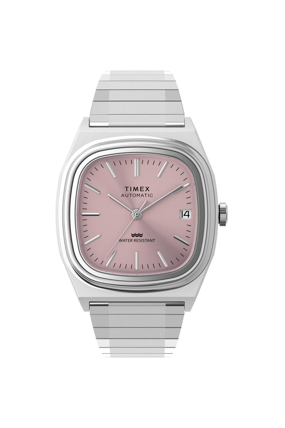 Timex Automatic 1983 E Line 34mm Stainless Steel Expansion Band Watch TW2Y66800