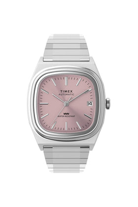 Timex Automatic 1983 E Line 34mm Stainless Steel Expansion Band Watch TW2Y66800