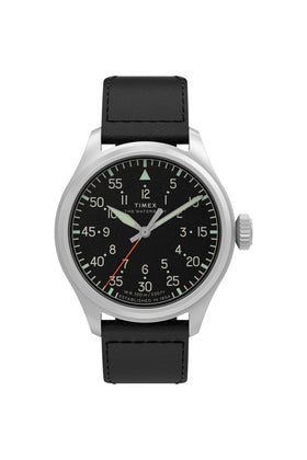 Timex Waterbury Ace 41mm Leather Strap Watch TW2Y70400